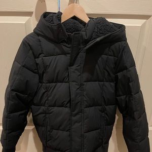 Boys Abercrombie fleece lined puffer
